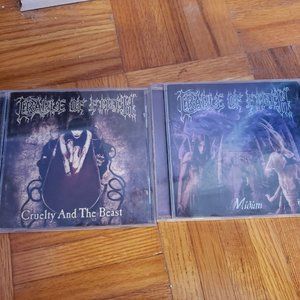 Cradle of Filth CD lot X2